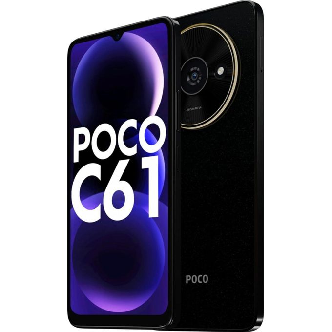 POCO C61 ブラック 4GB RAM 128GB ROM POCO C61 4GB RAM 128GB Smartphone | Budget Phone Iraq – TOOLMART