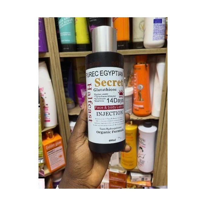 purec egyptian secret glutathione Organic Purec Egyptian secret . 400ml for face and body lotion with kojice  whitening serum