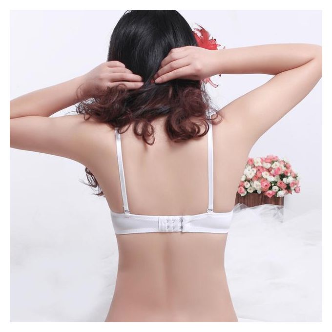 Generic Women Sexy Lingerie Bra Smooth Girl Seamless 1/2 Cup Push Up Women  Underwear Adjustable Support Bras Size 30a-36b Vs Bh C3409