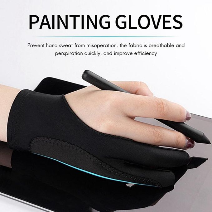 Generic 5 Pack Artist Gloves for Tablet Digital Drawing Glove Two