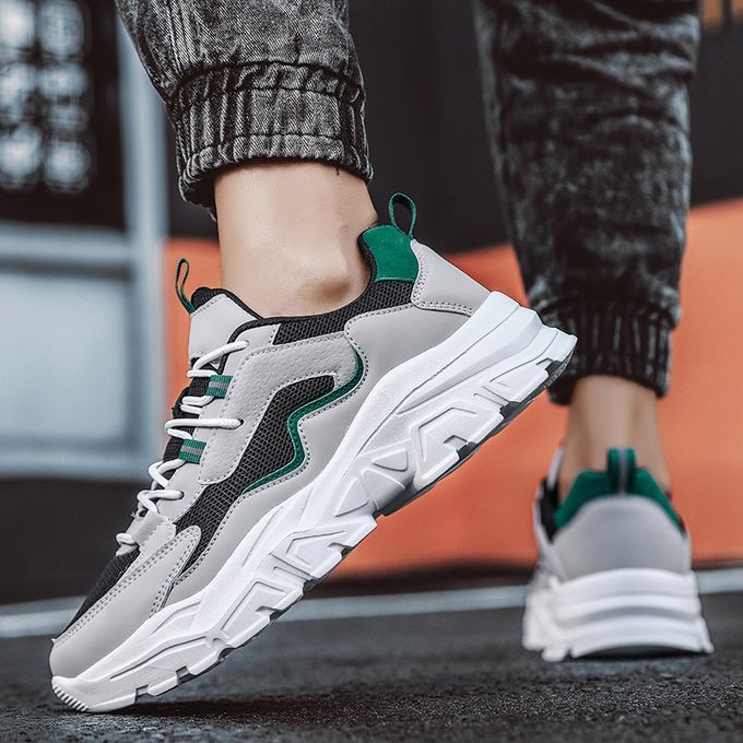 Fashion New Arrived Platform Sneakers Men Casual Shoes EUR Size 36 45 Unisex Increase Height Designer Outdoor Original Sneakers Fashion Breathable Mesh Tennis Shoes Sports Trainers Chunky Sneakers Bla...