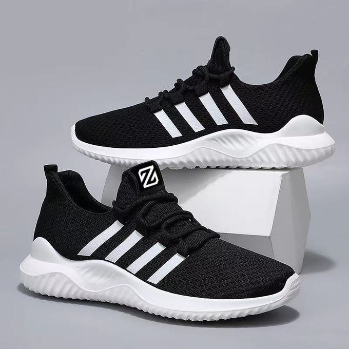 product_image_name-Fashion-2022 Mens Sneakers - Casual Warrior Shoes - Black-2