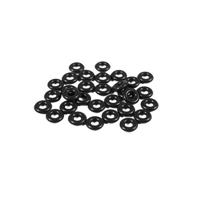 30 Pcs 2.5mm x 6.5mm x 2mm Rubber O Rings for Wacky Worm Fishing