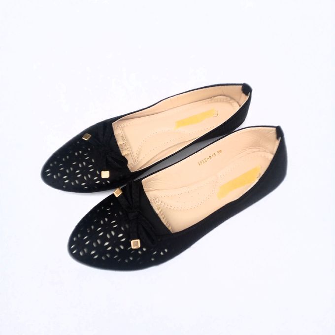 Fashion Lovely Ladies Black Flat Shoe Women | Jumia Nigeria