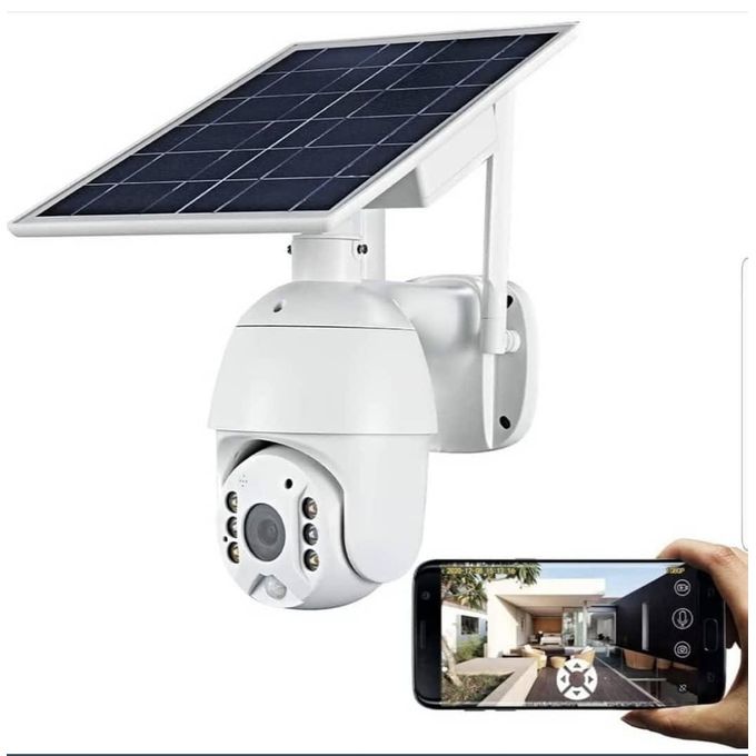 Polyvision Solar Powered 4G Simcard PTZ CCTV Wireless Camera
