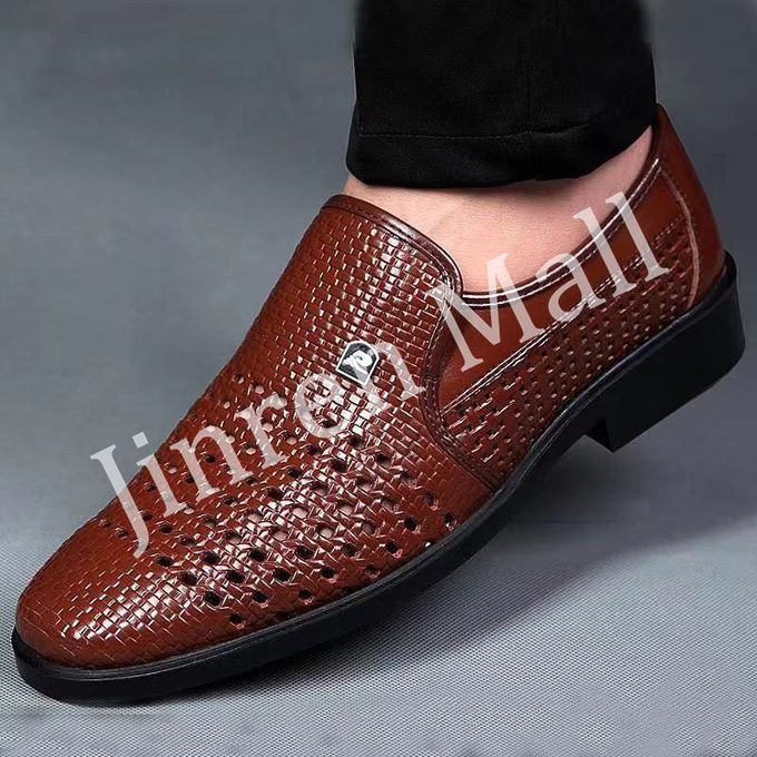 breathable leather shoes