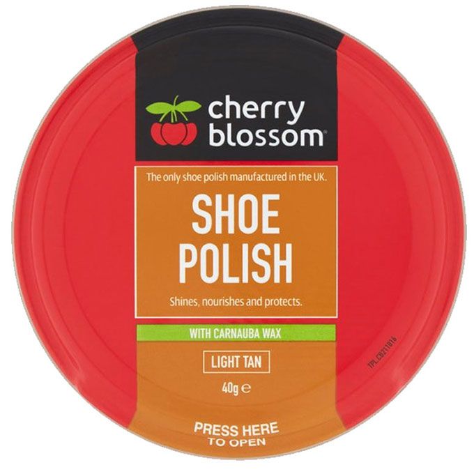 orange shoe polish