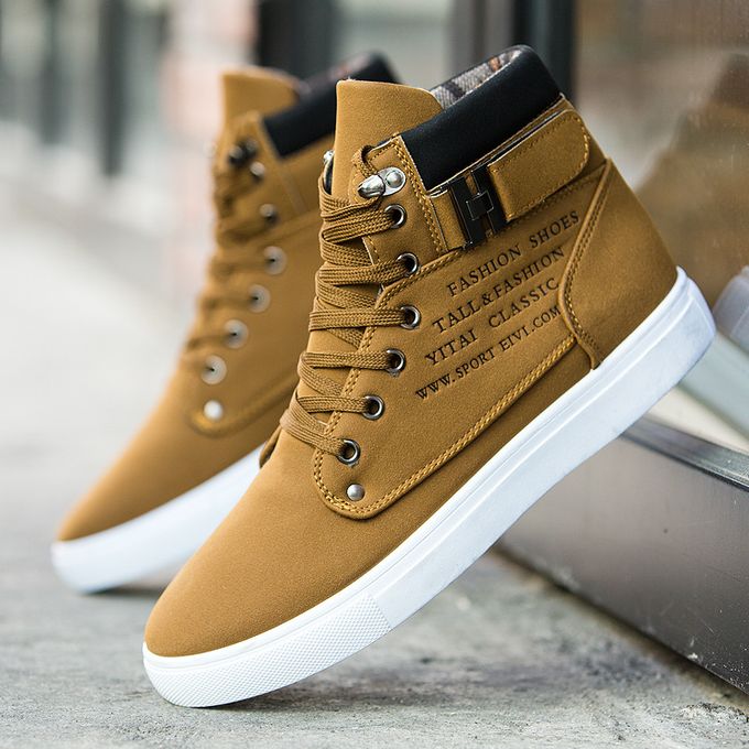 casual mens high top shoes