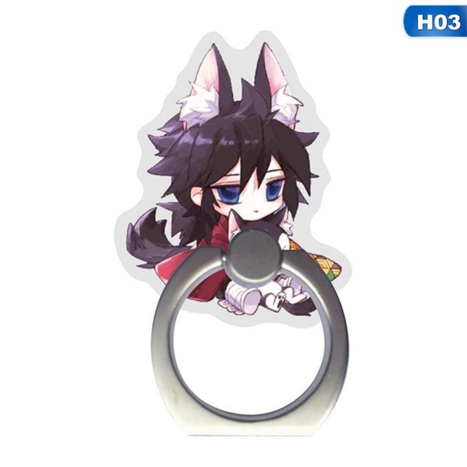 SHIYAO Cute Anime Demon Slayer Kimetsu No Yaiba Cartoon Metal Finger Ring  Universal Mobile Cell Phone Stand Holder for Iphone Xiaomi Huawei All Phone   Walmartcom