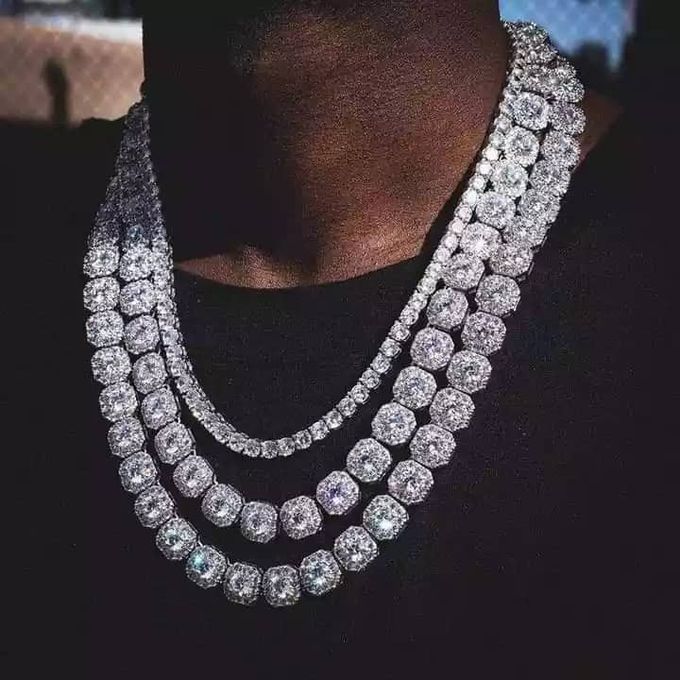3in1 Big Tennis Nd Small Tennis Chain 