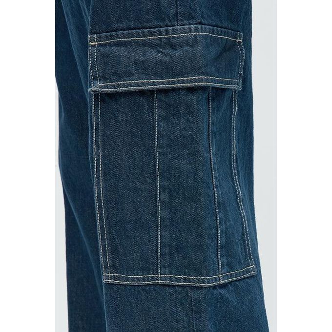 Jaop Dennis Denim A1 Jean Cargo Baggy Pant-Blue