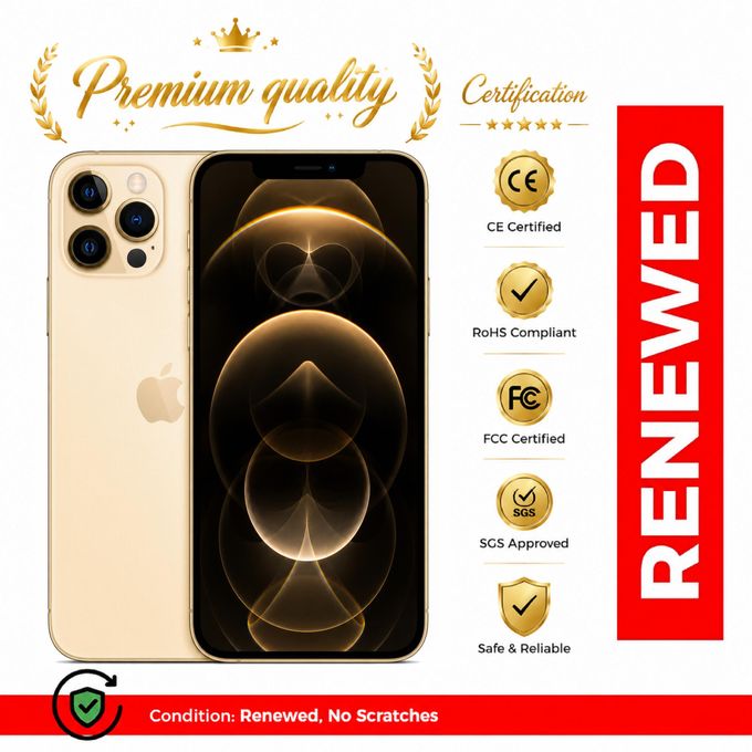 Renewed iPhone 12 Pro - 128G - 6.1“ - Dual SIM - Gold