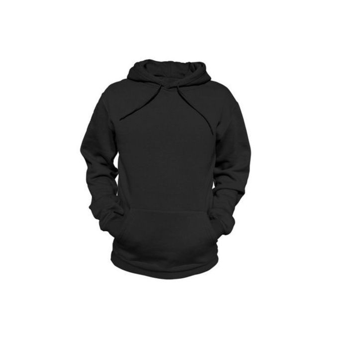 product_image_name-Fashion-Plain Black Hoodie-1