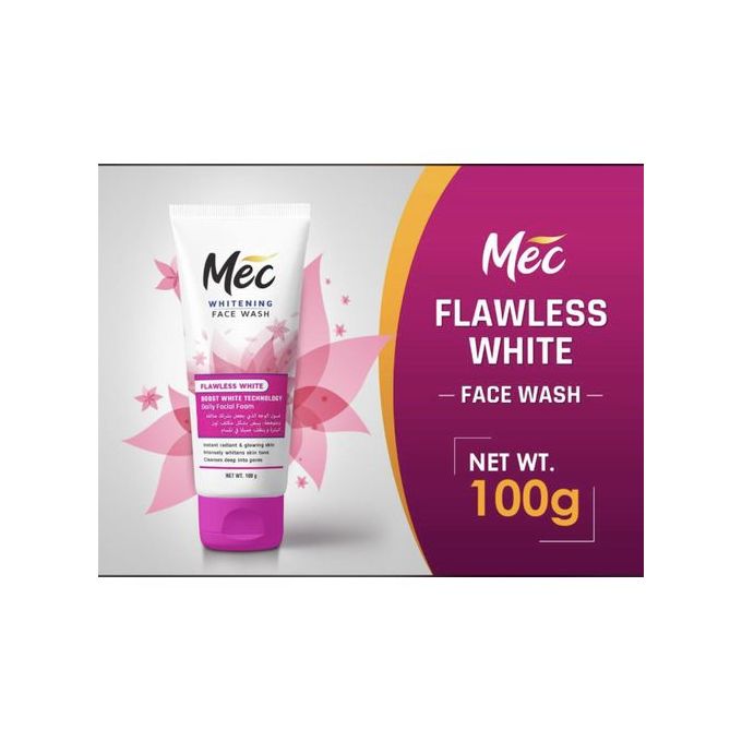 Mec Whitening Flawless White Face wash 100gm –