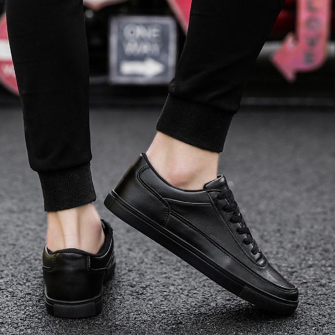 best black dress sneakers Dress Sneakers In Black With Black Outsole main image 1