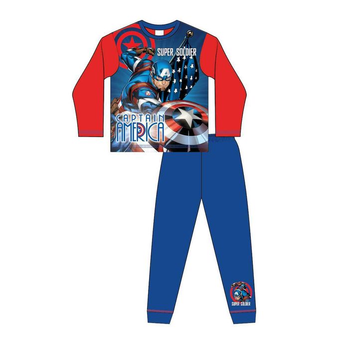 product_image_name-Marvel-Captain American Super Soldier Boys Pyjamas-1