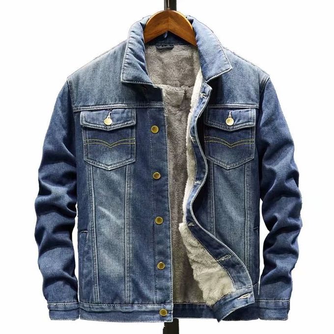 Fashion Handsome Printed Hole Denim 