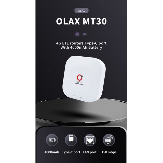 OLAX MT30 150Mbps Pocket Router 4000mah Battery description image