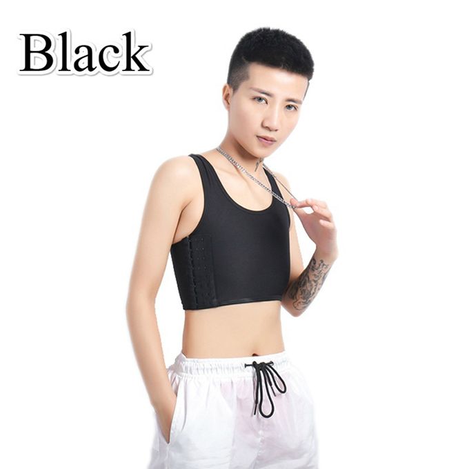 Fashion S-2XL Flat Breast Binder Les Corset Tomboy Underwear Women