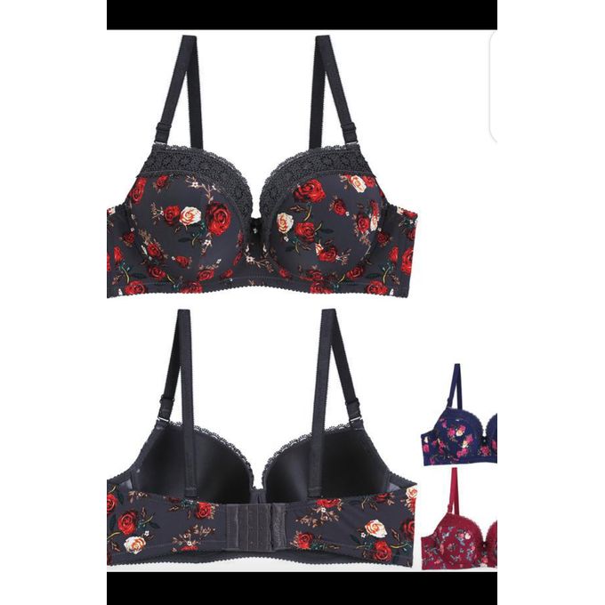 Fashion Floral Women Everyday Comfy Bra 1piece