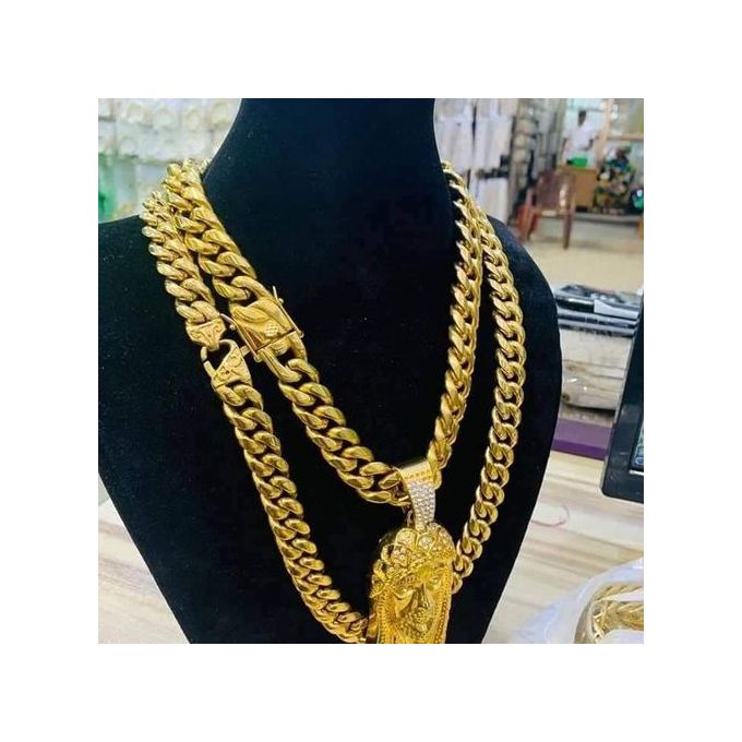 Original 18 Karat AU750 Miami Cuban Link Chain - Buy Real Gold MANDILAX, Online Mens Jewelry Store Lagos