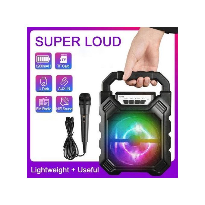 product_image_name-Generic-Outdoor Portable Wireless Bluetooth Speaker, With Microphone-1