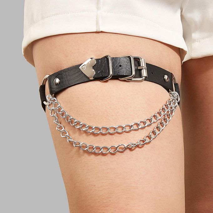 Generic Women Gothic Leg Garter Harness 