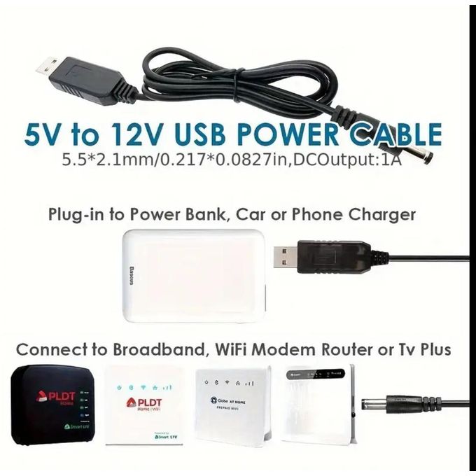 Generic Versatile USB Power Cable - Power Bank To