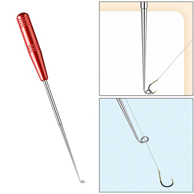 Generic Stainless Steel Safety Extractor Fishing Hook Detacher Red