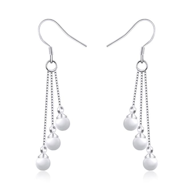 product_image_name-Fashion-Long Type Pearl Tassels Ear Hooks For Women-1