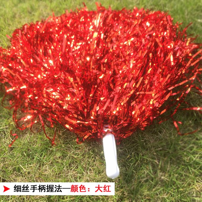 Dance Pompoms Useful Easy to Carry Glitter for Basketball Cheerleading  Flower Ball Cheerleading Pompons