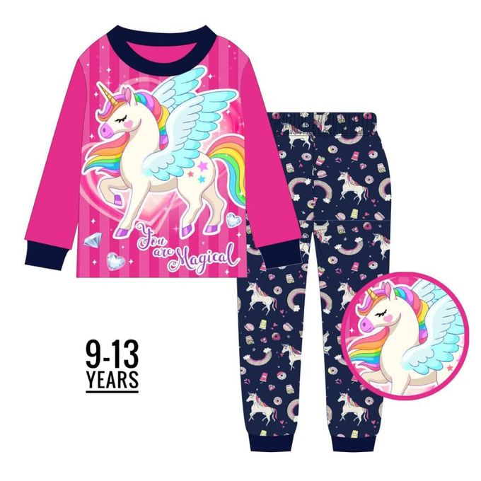 product_image_name-Caluby-New Unicorn Girls Character Pajama Set-1