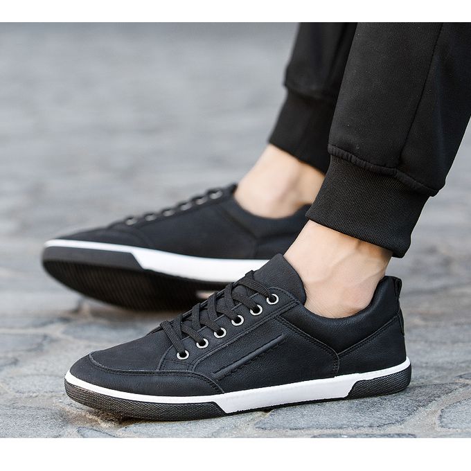 business casual black sneakers