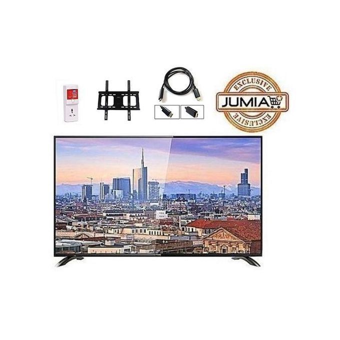 product_image_name-Dixon-32 Inches TV + Wall Bracket + Power Surge & HDMI Cable-1