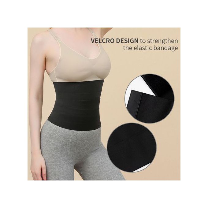 Fashion (6M)Postpartum Belly Band Pregnant Women Slimming Tummy Compression  Wrap Belt Adjustable Bandage Elastic Waist Trainer Trimmer MAA