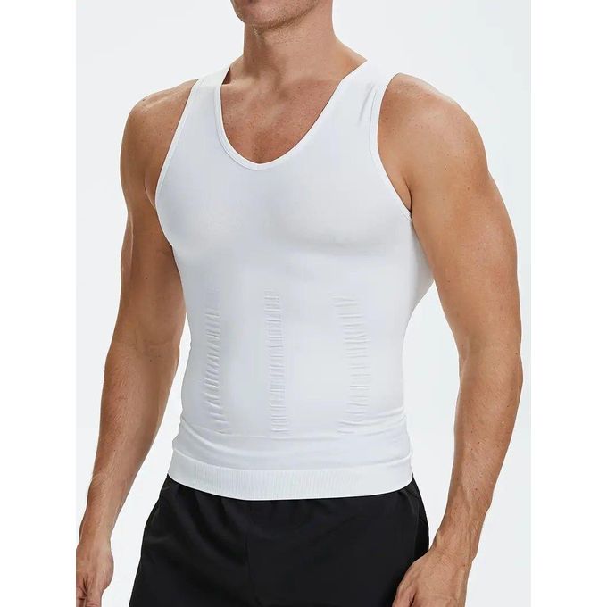 Generic Men's Compression Shirt Slimming Body Shapers