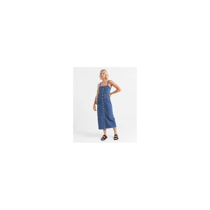 sportsgirl denim dress Sportsgirl Maxine Midi Denim Dress- Blue