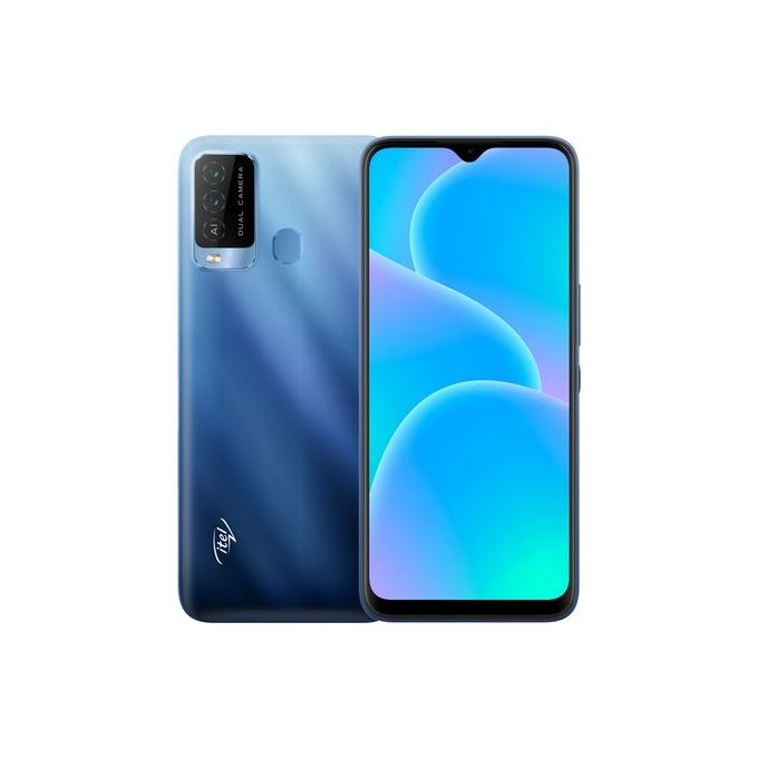 Itel P37 Pro 6 8 Hd Screen 2gb Ram 32gb Rom 5000mah Battery 4g Android 10 13mp Dual Rear Camera Fingerprint Blue Jumia Nigeria
