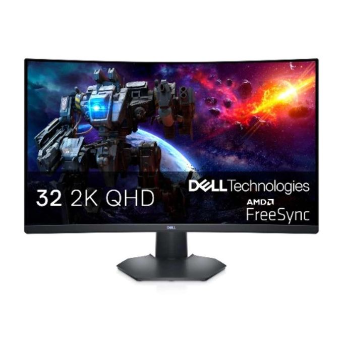 DELL 31.5'' Qhd Curved 165hz Va 99% Srgb Gaming Monitor