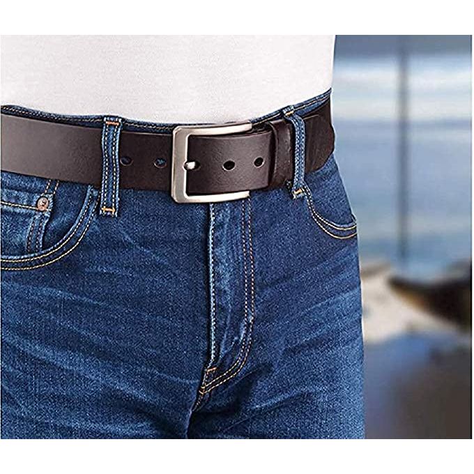 product_image_name-Fashion-Men Genuine Luxury 100% Leather Belt Brown-1