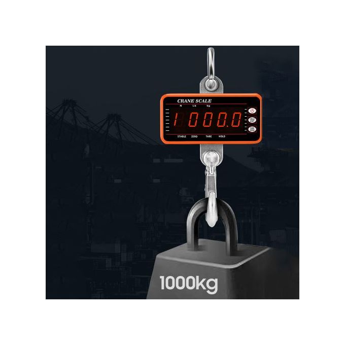 1500kg/1000kg/500kg Digital Hanging Scale with 65ft Remote Control