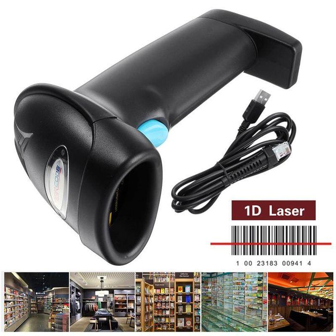 product_image_name-Generic-Barcode Scanner USB Handheld Wired Portable 1D Laser Scan Bar Reader 1.8M Cable-1