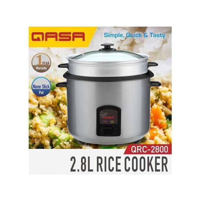 Qasa 2.8L RICE COOKER 1000W QRC-2800