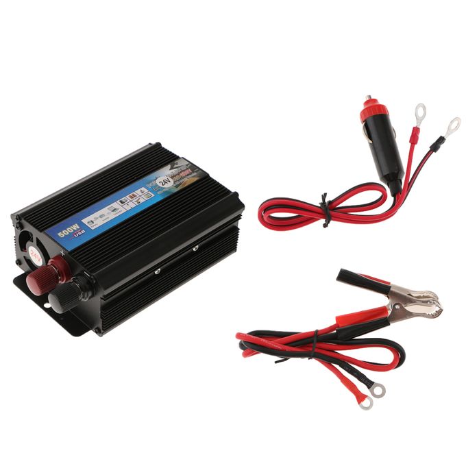 product_image_name-Generic-Solar Car Power Inverter 500 Watt 24V DC To 220V AC Voltage Power-1