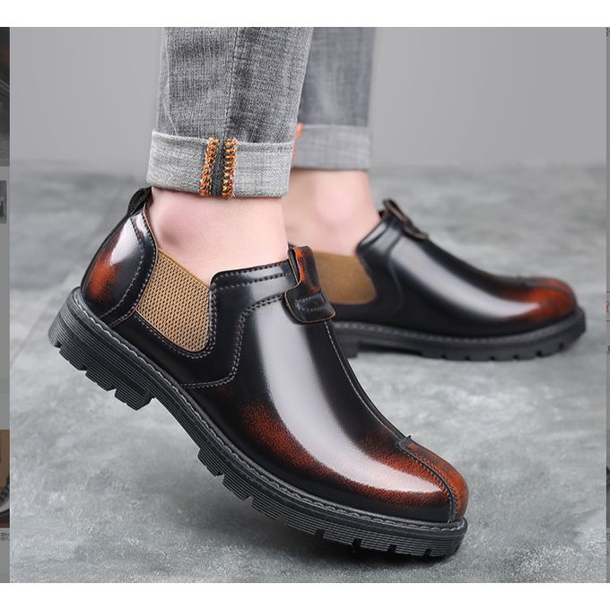 Fashion Mens Suede Martin Brock Boot 