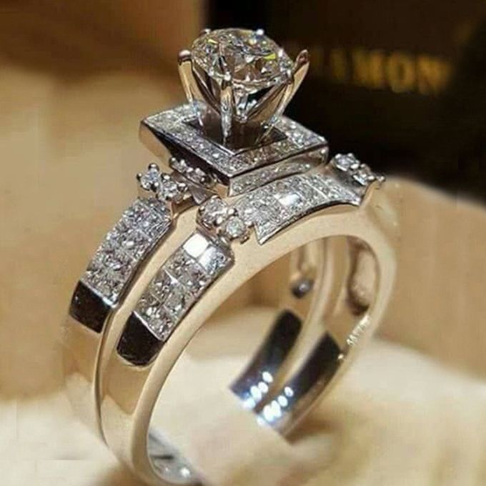 product_image_name-Fashion-Elegant 2-in-1 Ring Set/wedding Ring-1