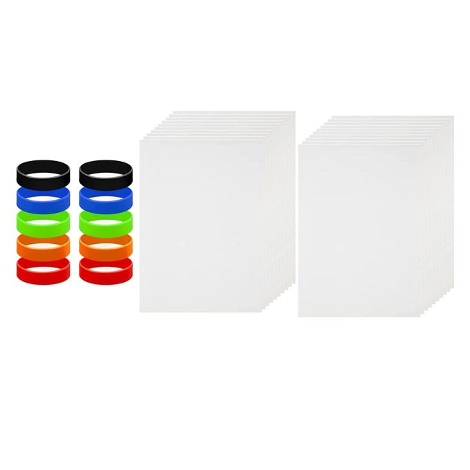 10 Silicone Bands for Sublimation Tumbler Elastic for Reducing Ghosting