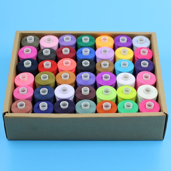 36 Color All Purpose Hand Machine Sewing Embroidery Polyester Thread  Assortment Spools Kit - Arts & Crafts, Facebook Marketplace