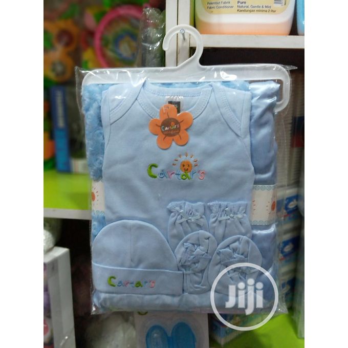 product_image_name-Fashion-Baby Blankets With Bodysuit, Cap, Mitten And Sock-1