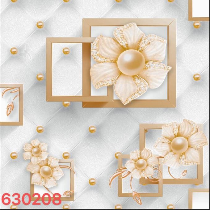 Clearance! Self Adhesive Wallpaper Roll Paper Floral Vintage seamless  4-color flowers Removable Peel and Stick Wallpaper for Wall Decor 15.7